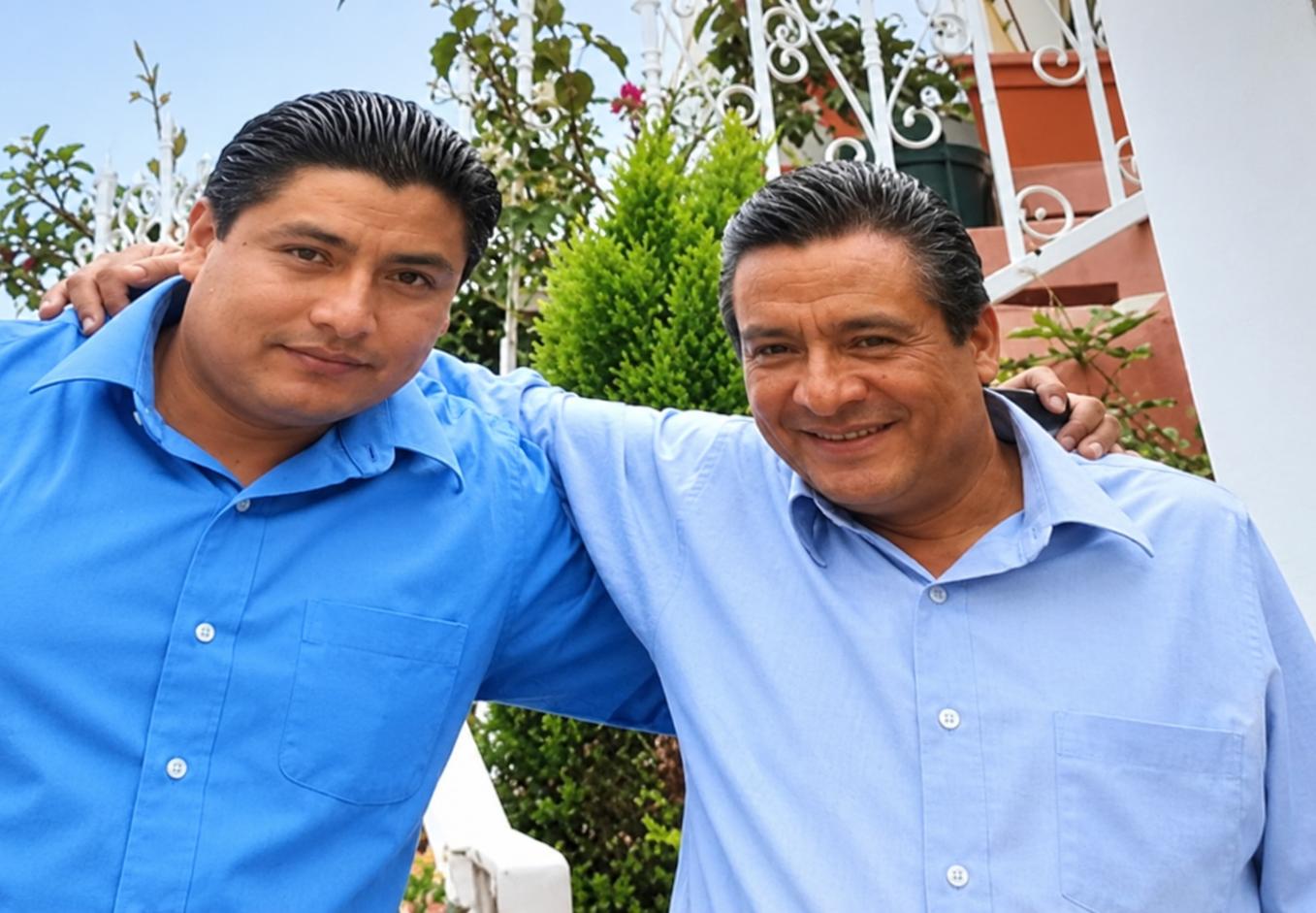 Lic. José Luis Meza Hernández, fundador de MEZA Despacho Jurídico, junto a su hijo José Luis Meza Mejorada